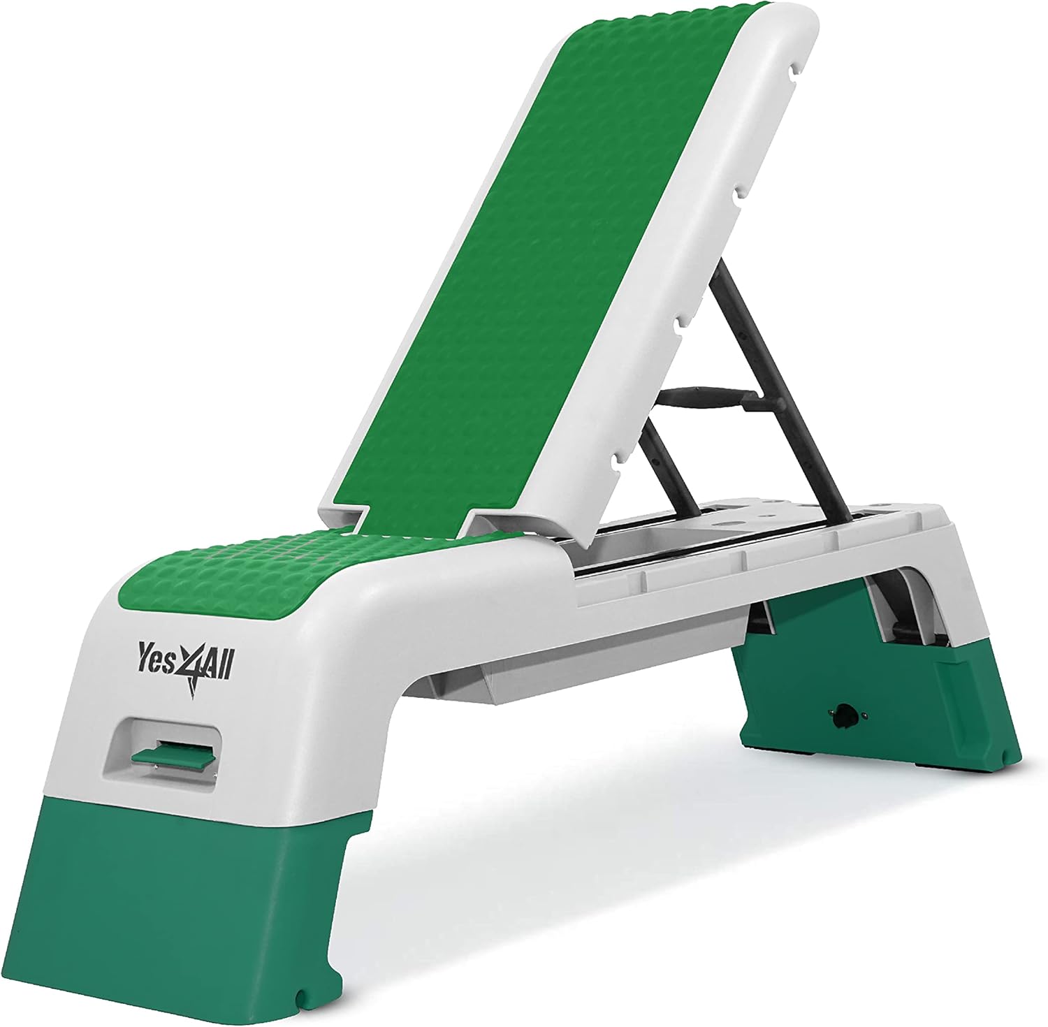 Yes4All Multifunctional Aerobic Deck - Versatile Fitness Station, Weight Bench, Aerobic Stepper, Plyometrics Box for Cardio Workouts and Strength Training