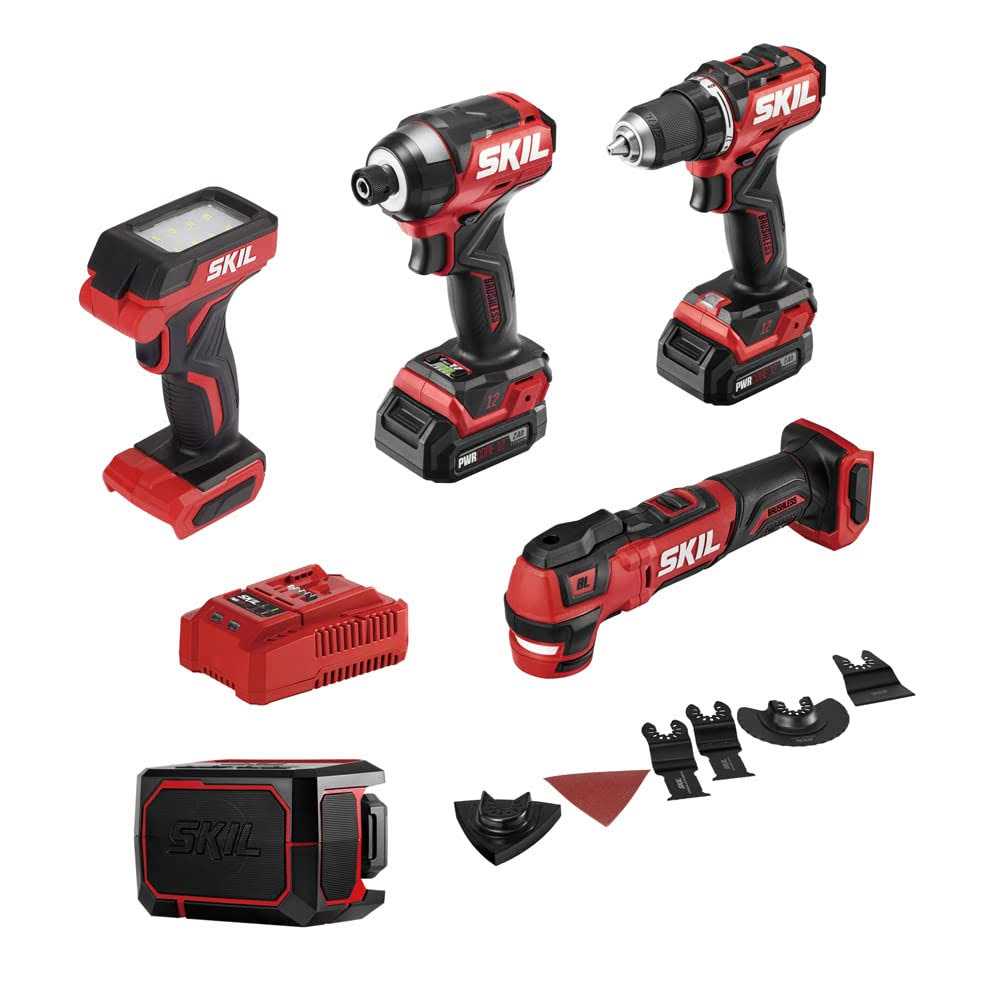 SKIL 5-Tool Brushless Power Tool Combo Kit CB8368A-20 - Shop Hardware Tools Online Store