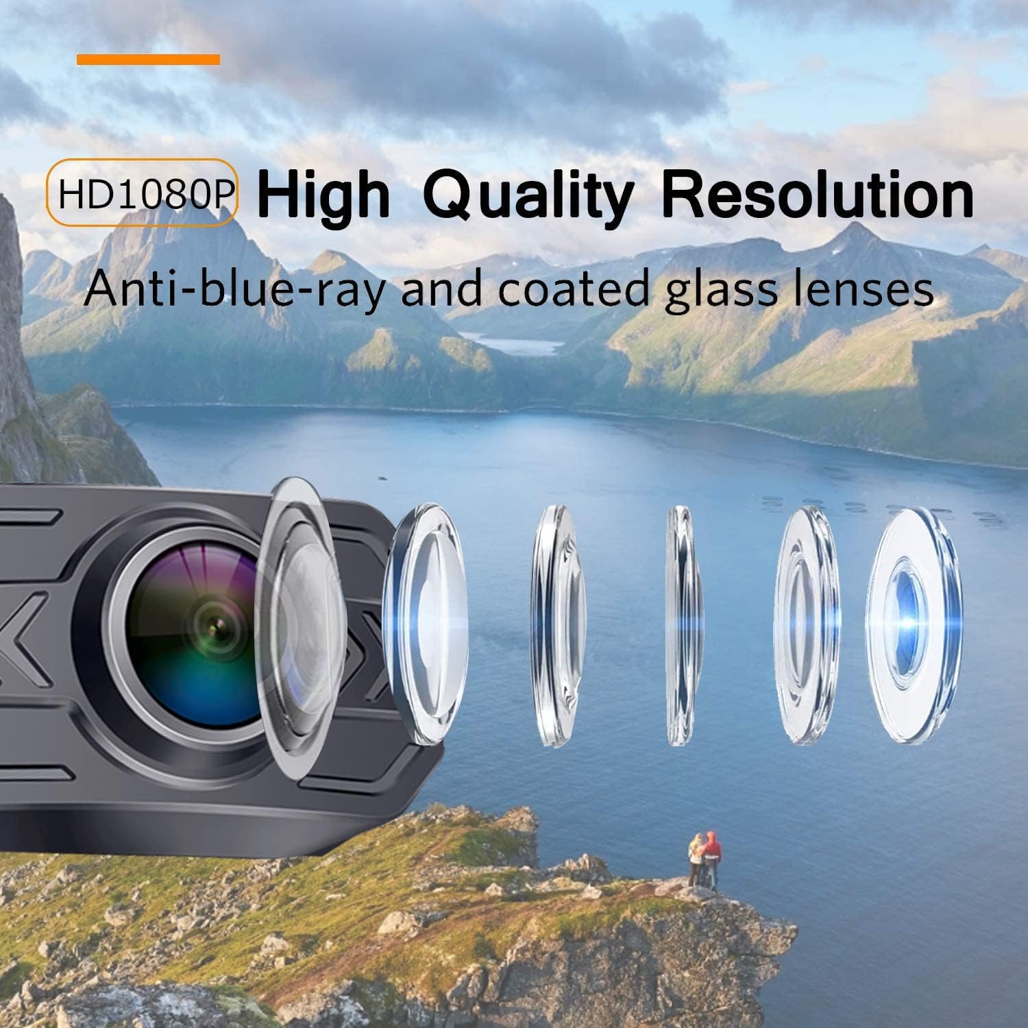 Wireless Backup Camera for Trucks Car Pickup Camper Van with 7 Inch Monitor System, HD 1080P Bluetooth Backup Camera Stable Digital Signals, Support Add Second RV Rear View Camera-DoHonest V29