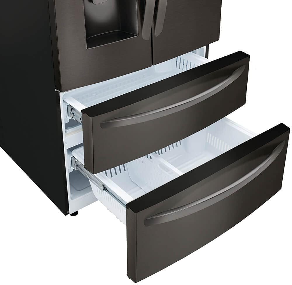 LG LMXS28626D 28 cu.ft. 4-Door French Door Refrigerator - Black Stainless Steel