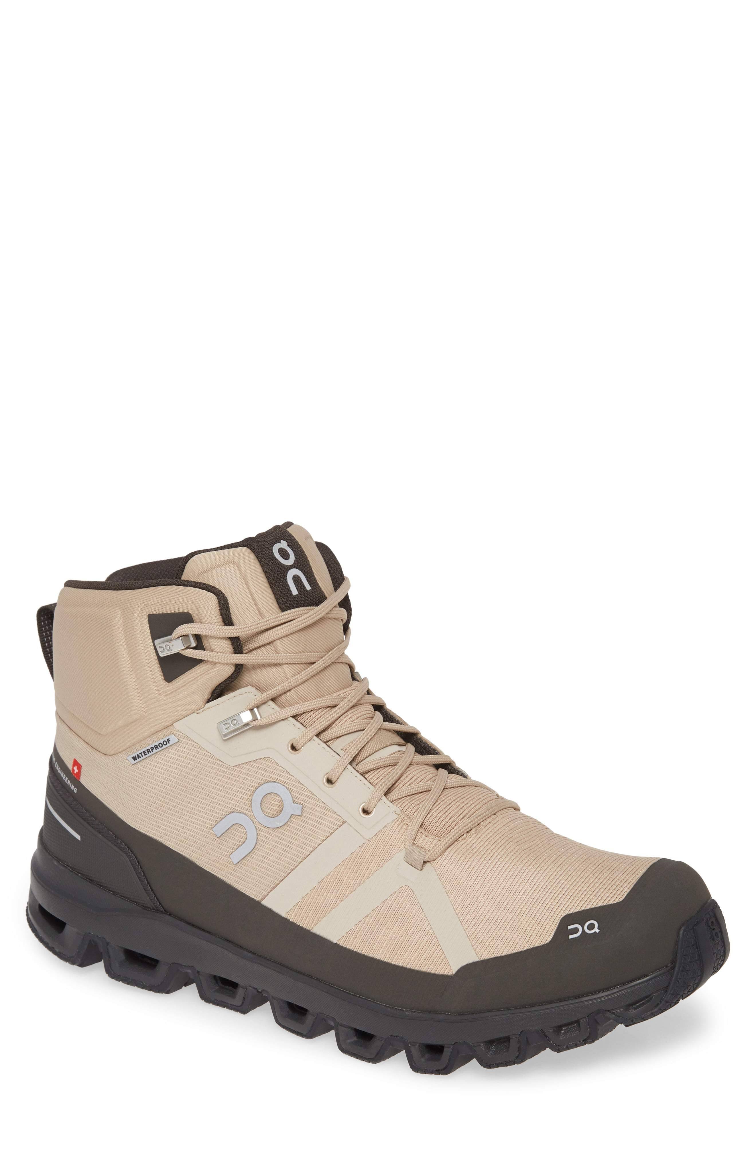 on Cloudrock Waterproof Men&s Sand / Black / 9