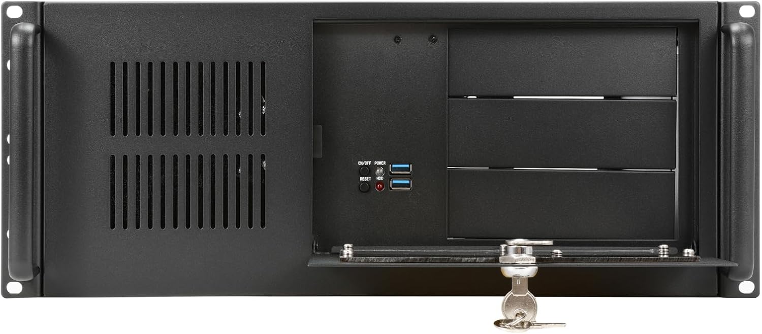 4U rackmount Server ChassisATX Micro ATX/Mini-itx 2x5.25 +（7+1 x3.5 + 2x2.5 Bays USB3.0 with 2.0 Adaptor
