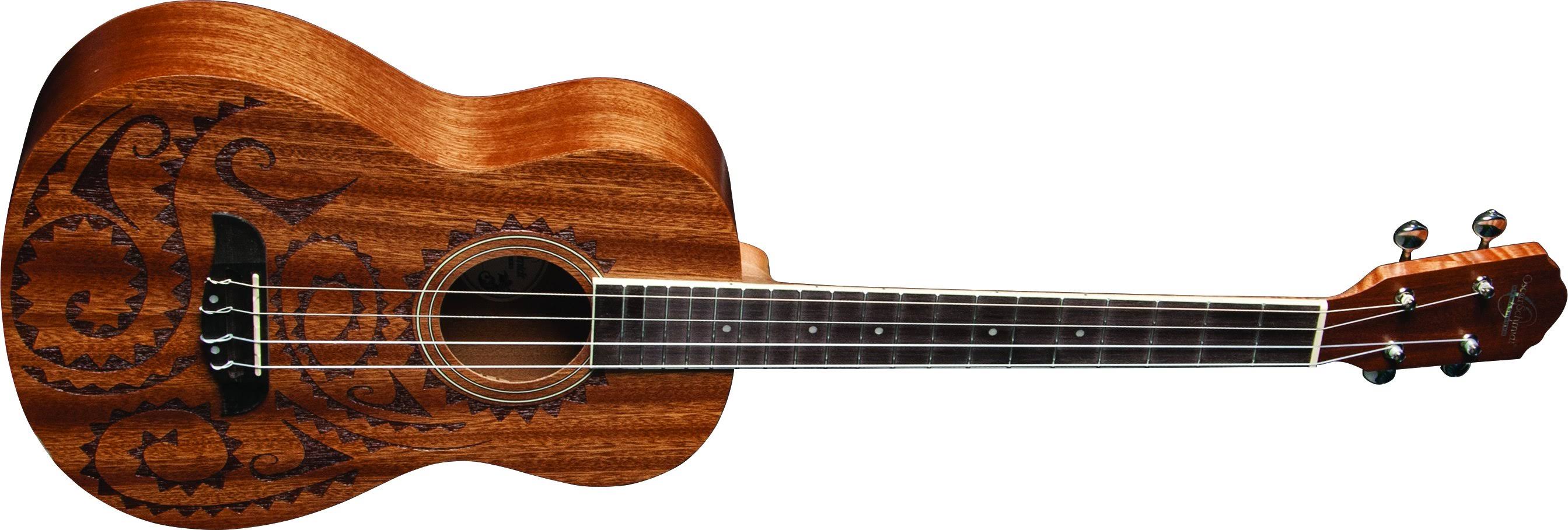 Oscar Schmidt OU52TAT Tattoo Mahogany Baritone Ukulele