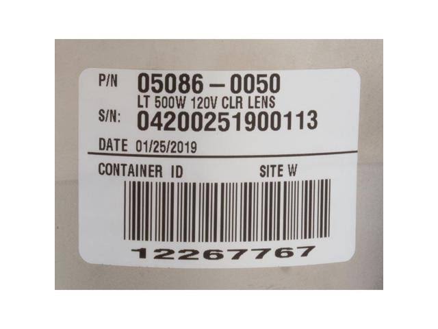 Pentair 05086-0050 500W 120V 50& Cord Swimquip Underwater Light