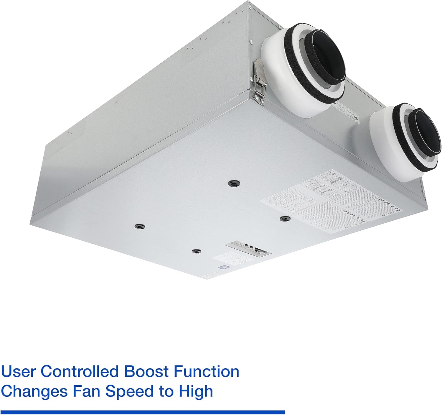 Panasonic FV-10VEC2 Intelli-Balance 100 Balanced Air Solution ERV, 50-100 CFM, Cold Climate