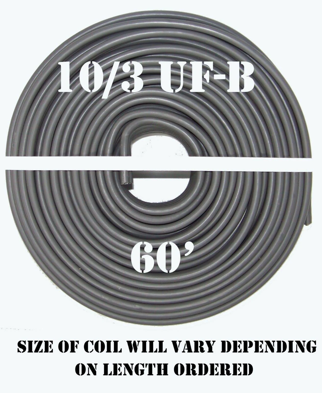 10/3 UF-B x 60& Southwire Underground Feeder Cable