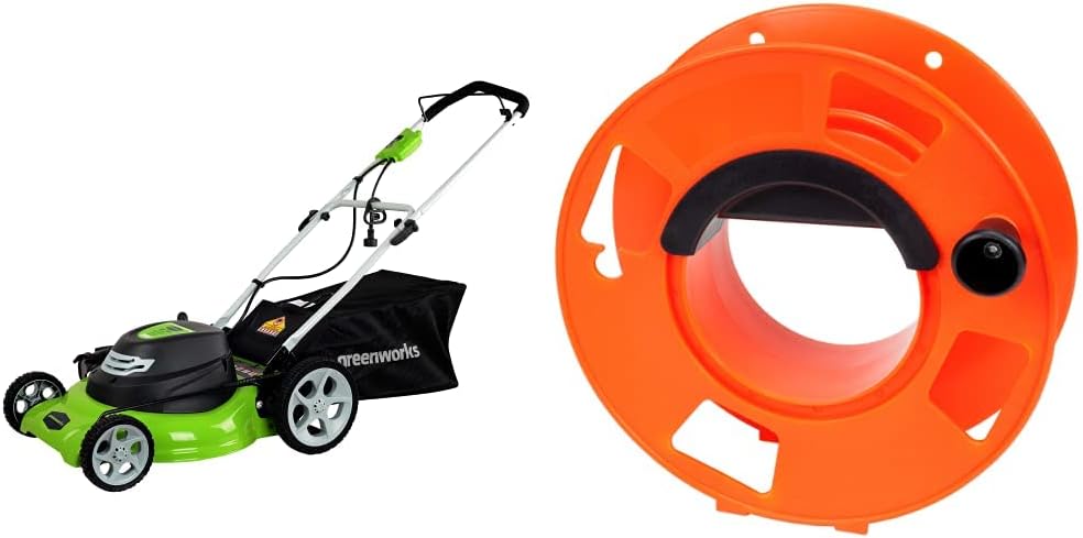 Greenworks 12 Amp 20-Inch 3-in-1Electric Corded Lawn Mower, 25022