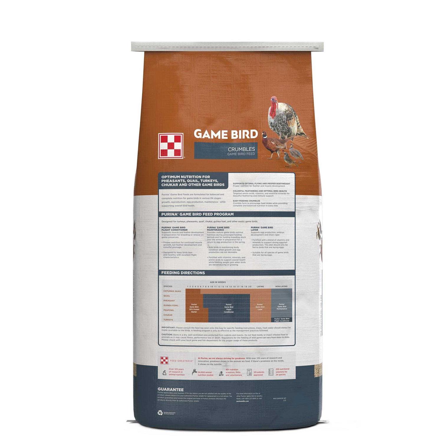 Purina Game Bird Chow Maintenance - Pet Supplies online store