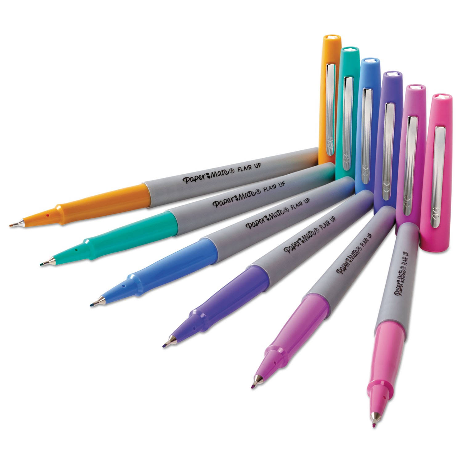 Paper Mate Flair Candy Pop, Assorted Ink, Ultra Fine, 36-Pack