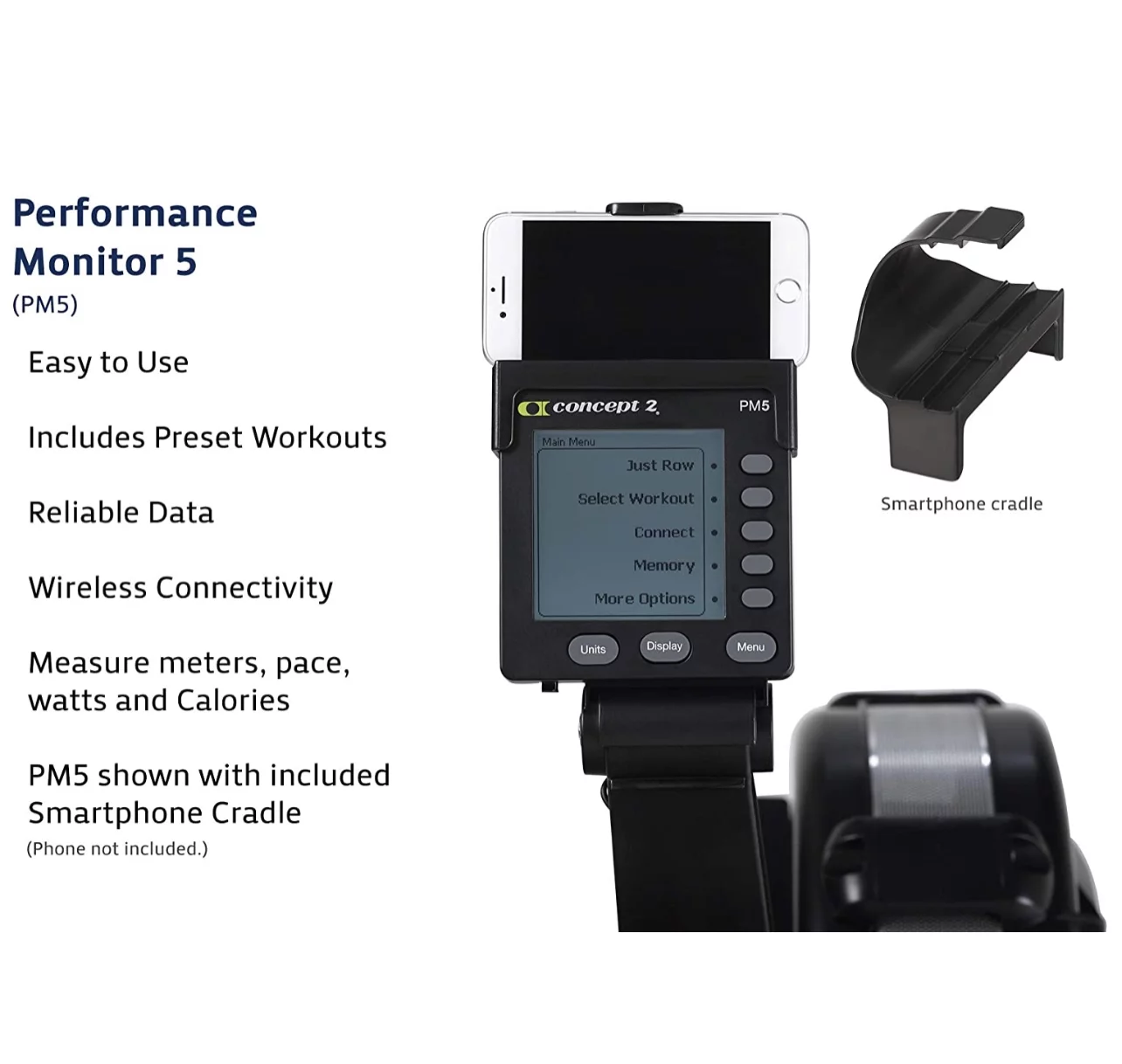 Concept2 Model D Indoor Rowing Machine with PM5 Performance Monitor