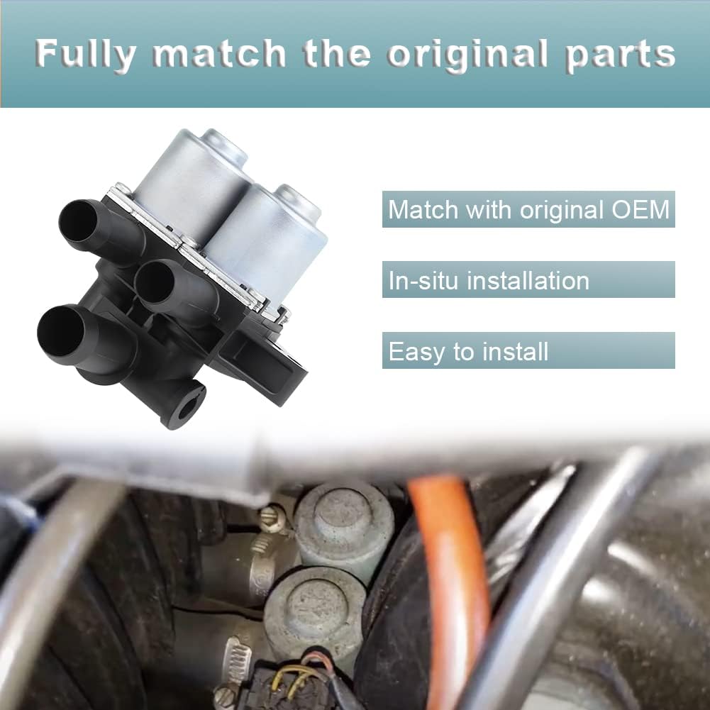 JDMON Compatible with Heater Control Valve Ford Thunderbird 2003-2005 Jaguar S-Type 2002-2008 Lincoln LS - Replace 2003-2006 Replaces XR840091 2R8Z18495AA Pack of 2