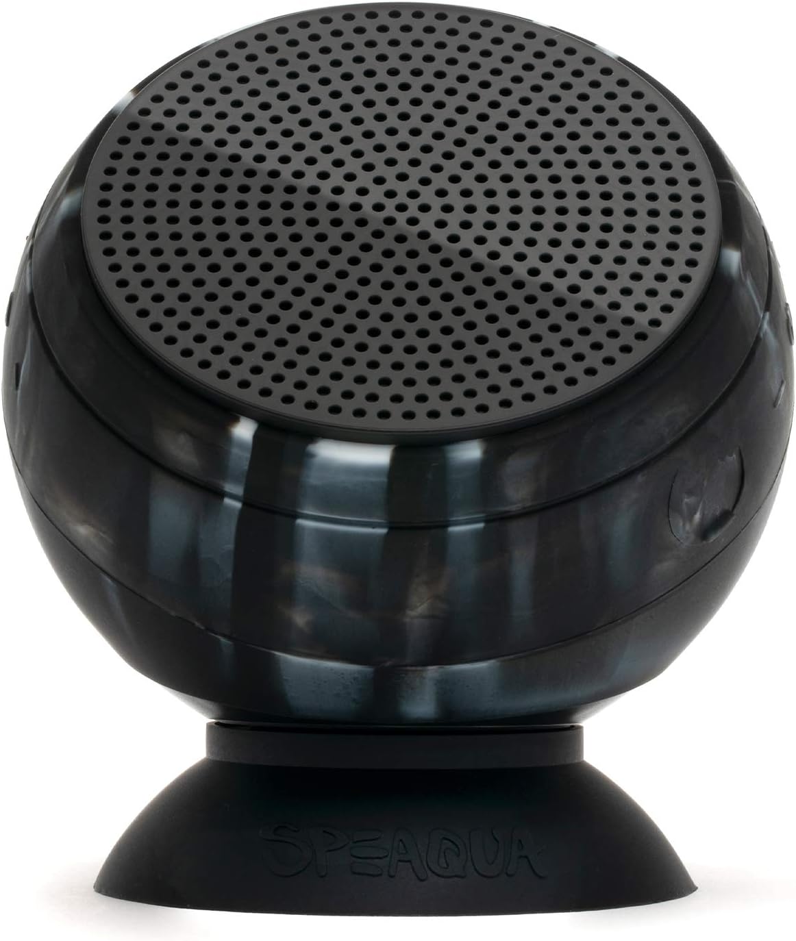 Speaqua &ndash; Waterproof Bluetooth Speaker-Floatable, Portable Outdoor Bluetooth Speaker - Dual Speaker Pairing for Surround Sound - Removable Suction - Barnacle Vibe 2.0 (Orca)
