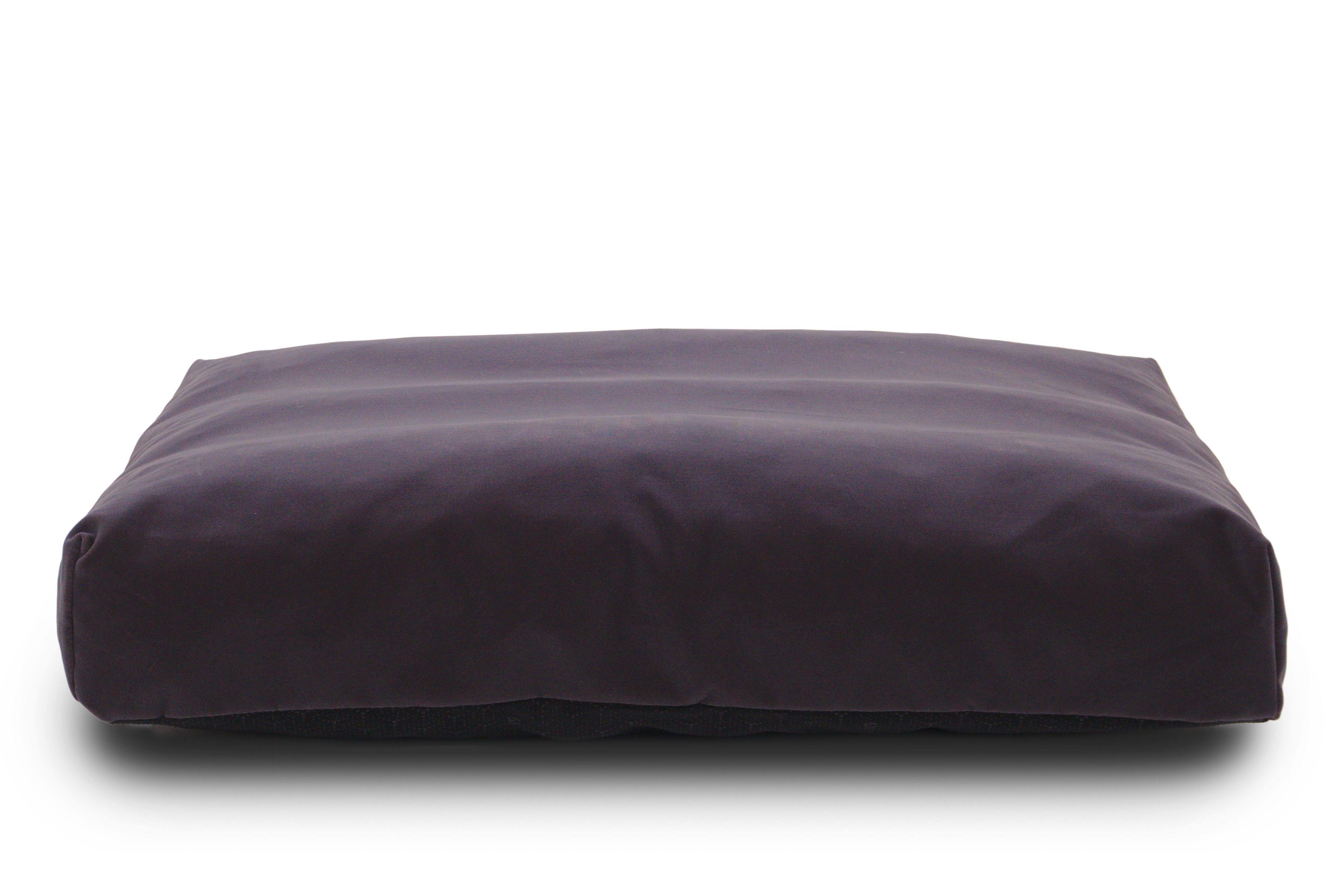 Tough Nesting Dog Bed | Chew Resistant | K9 Ballistics , Gray Ballistic Velvet / Large (40x22 x 34x22 x 5x22)