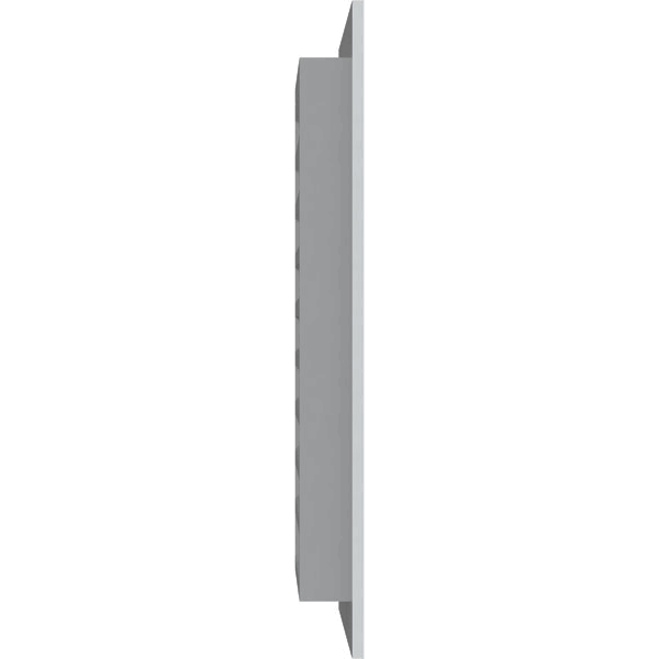 Ekena Millwork GVPVE34X2801FUN 34x22W x 28x22H Vertical Gable Vent (39x22W x 33x22H Frame Size): Functional, PVC Gable Vent w/ 1