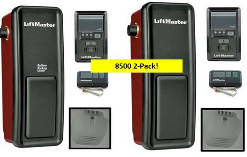 8500 2-Pack Liftmaster Elite Series Garage Door Opener