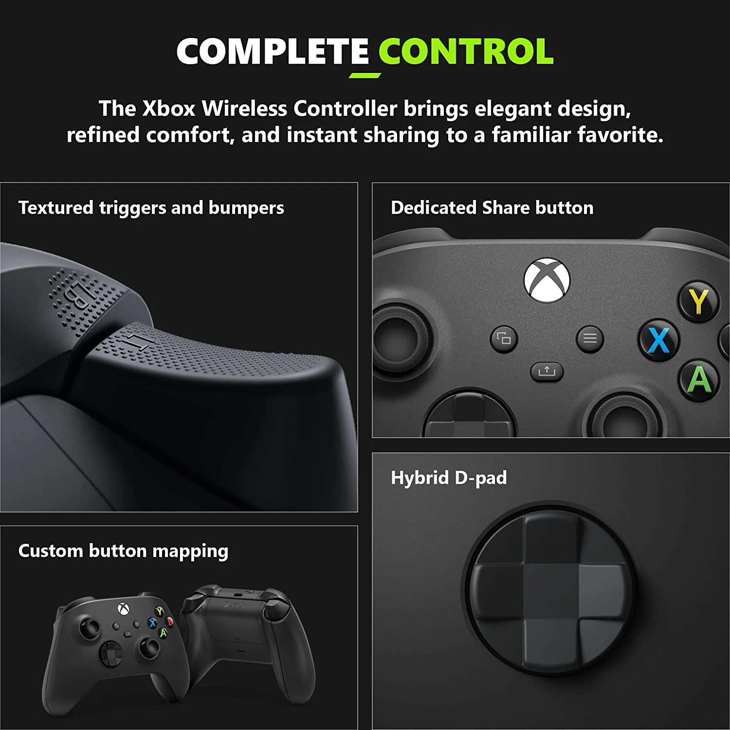 Newest Xbox Series X Video Gaming Console, 1TB NVMe SSD, with One Wireless Controller, 16GB RAM, 8 Cores Zen 2 CPU, RDNA 2 GPU, with Black Controller Silicone Cover
