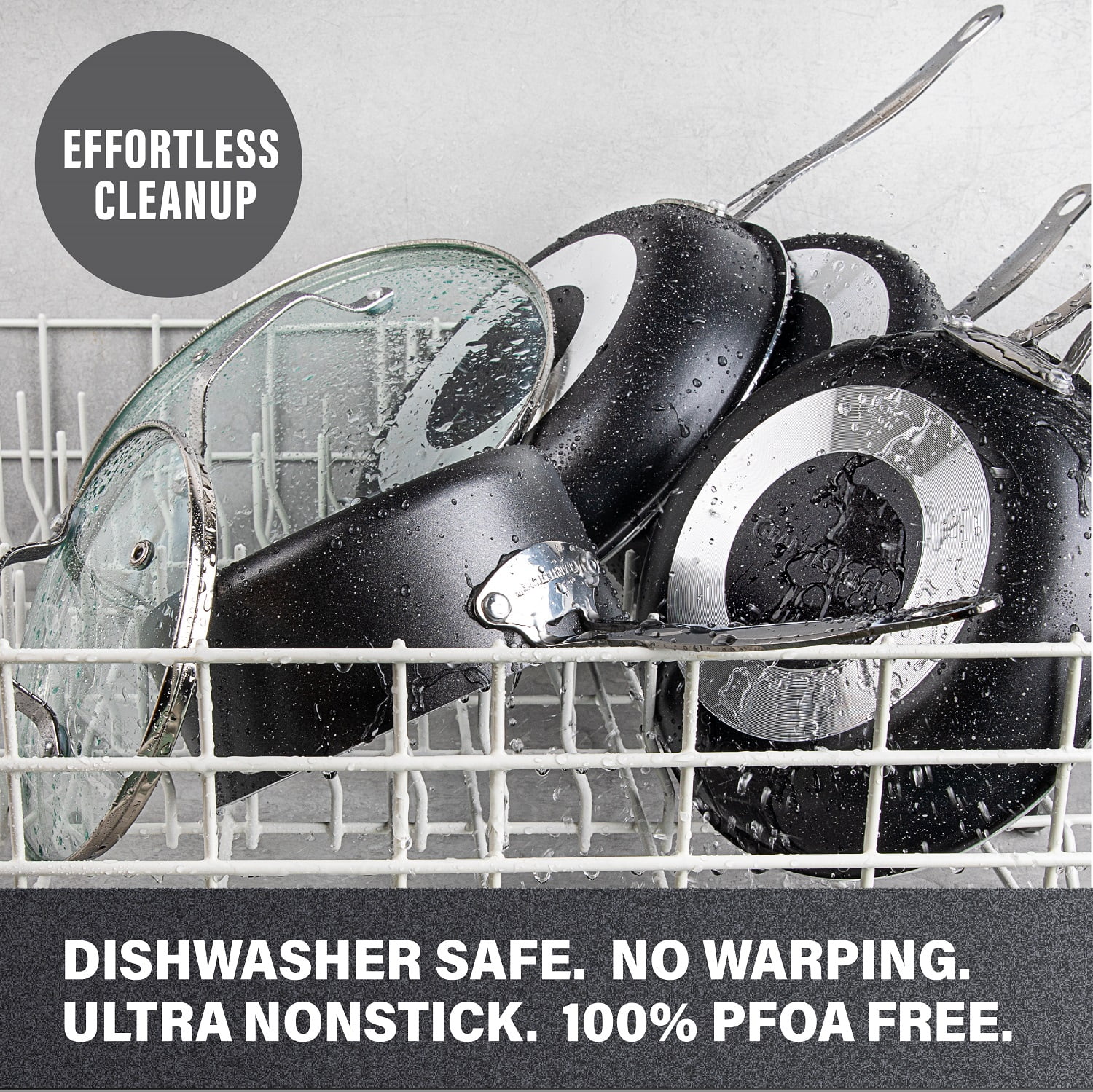 Granitestone Pots and Pans Set, 20 Piece Complete Cookware + Bakeware Set with Ultra Nonstick 100% PFOA Free–Includes Frying Pans, Saucepans, Stock Pots, Steamers, Cookie Sheets and Baking Pans