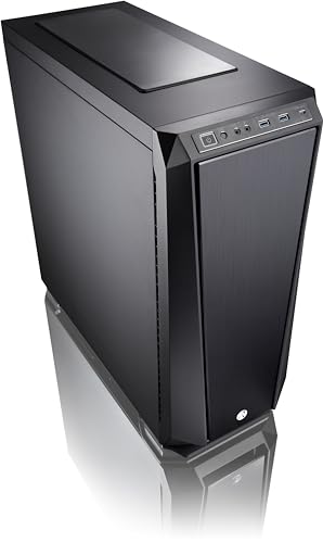 RAIJINTEK ZOFOS EVO WINDOW E-ATX Full Tower PC Case, Tempered Glass, ARGB Lighting at Front, Removable Bracket,1*140mm PWM ARGB Fan with Controller and 2*120mm Fans Pre-Installed, Black (0R200073)