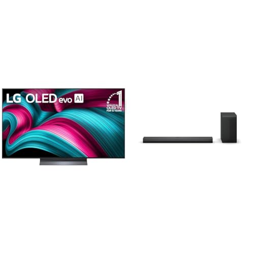 LG 65-Inch Class OLED evo AI 4K C5 Series Smart TV w/Dolby Atmos, Dolby Vision, HDR10, AI Super Upscaling 4K, Filmmaker Mode, Wow Orchestra, Alexa Built-in (OLED65C5PUA, 2025)