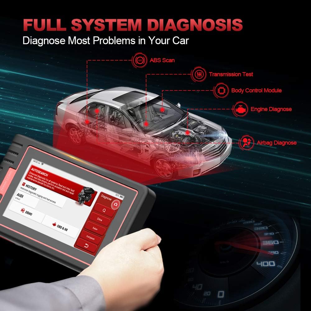 ThinkScan Max OBD2 Scanner, OE-Level Full System Diagnostic Auto Scan Tool with 28 Resets Lifetime Free Update, Oil/TPMS/SRS/ABS/SAS/EPB/Throttle,IMMO/Key Programming, Injector & ECU Coding