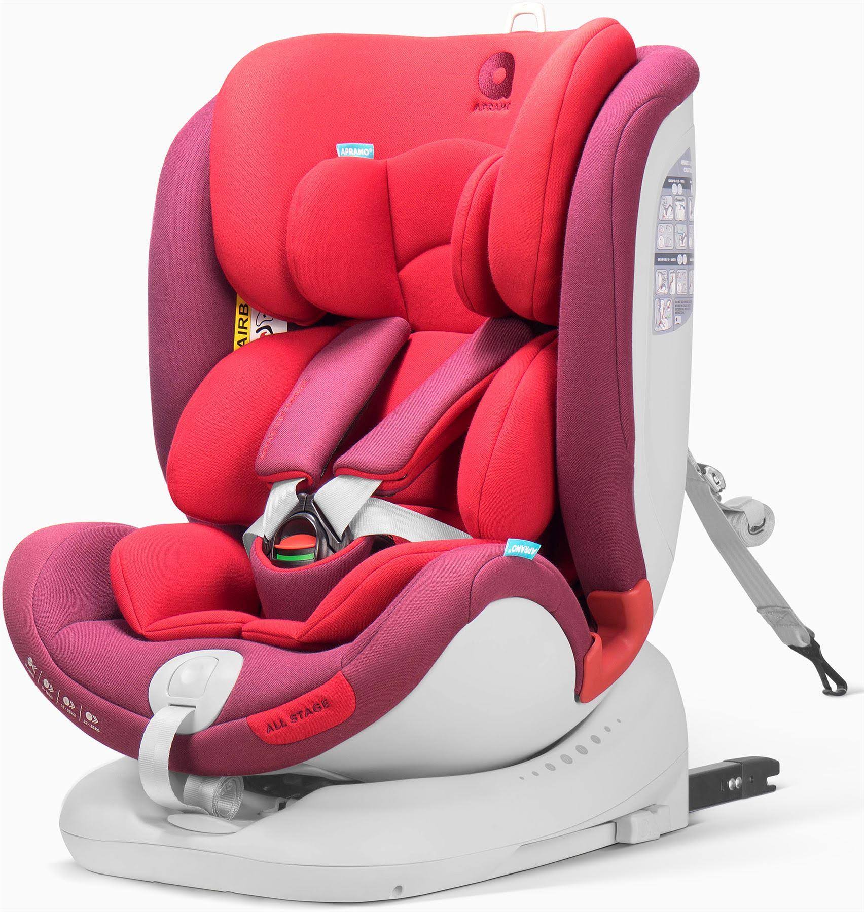 Apramo All Stage Child Car Seat Group 0+/1/2/3 Chilli Red