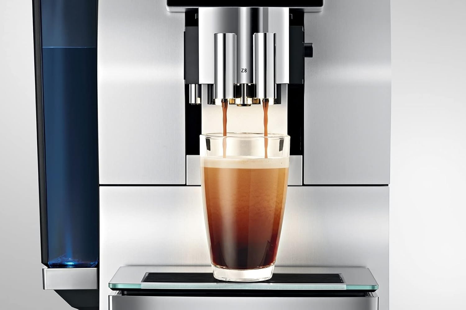 Jura Z8 Aluminum Automatic Espresso & Cappuccino Machine with Touch screen