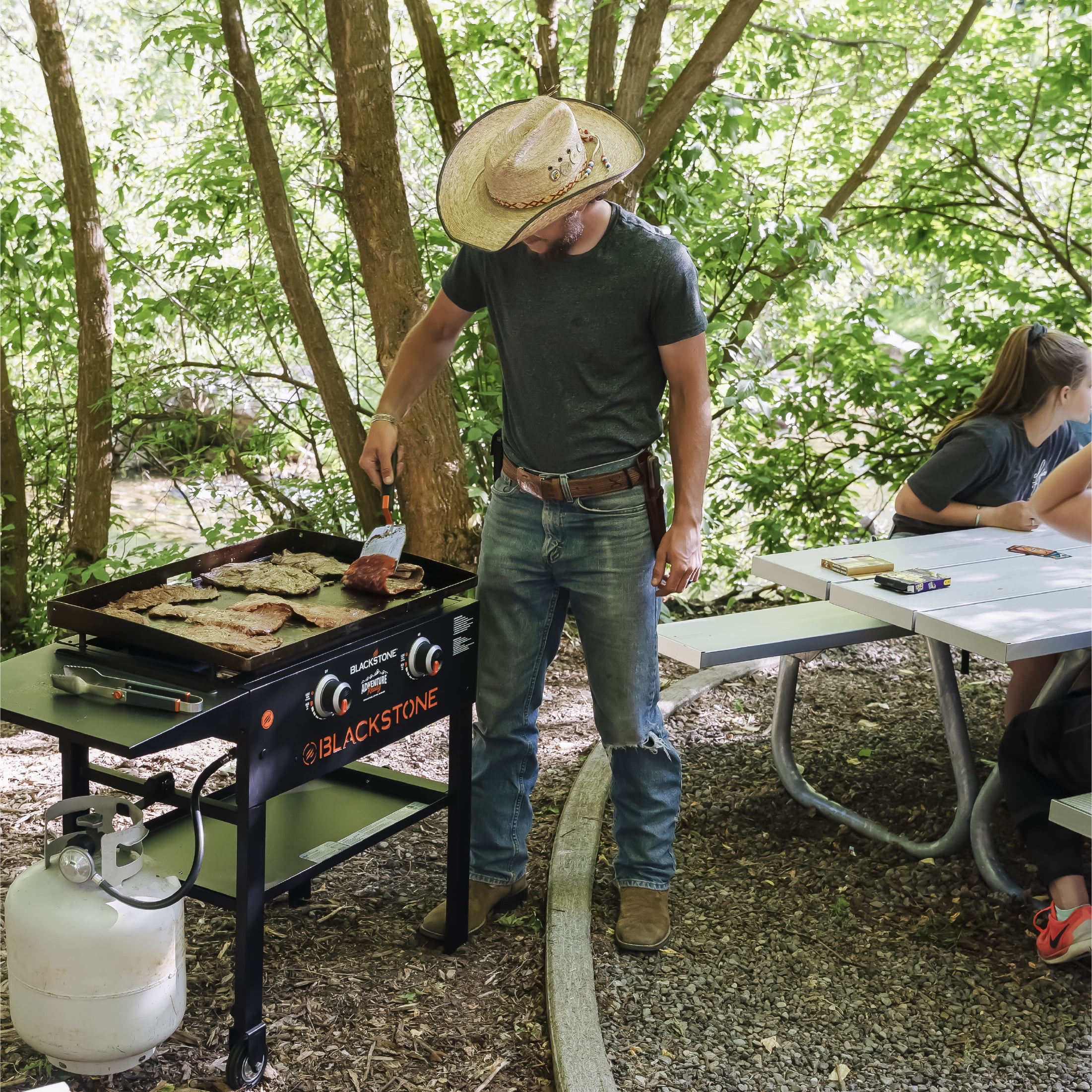 Blackstone Adventure Ready 2-Burner 28" Propane Griddle with Foldable Locking Legs