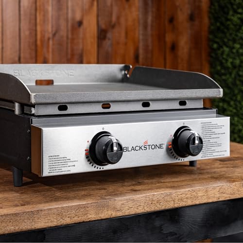 Blackstone Tabletop Griddle with Stainless Steel Faceplate, Powder Coated Steel