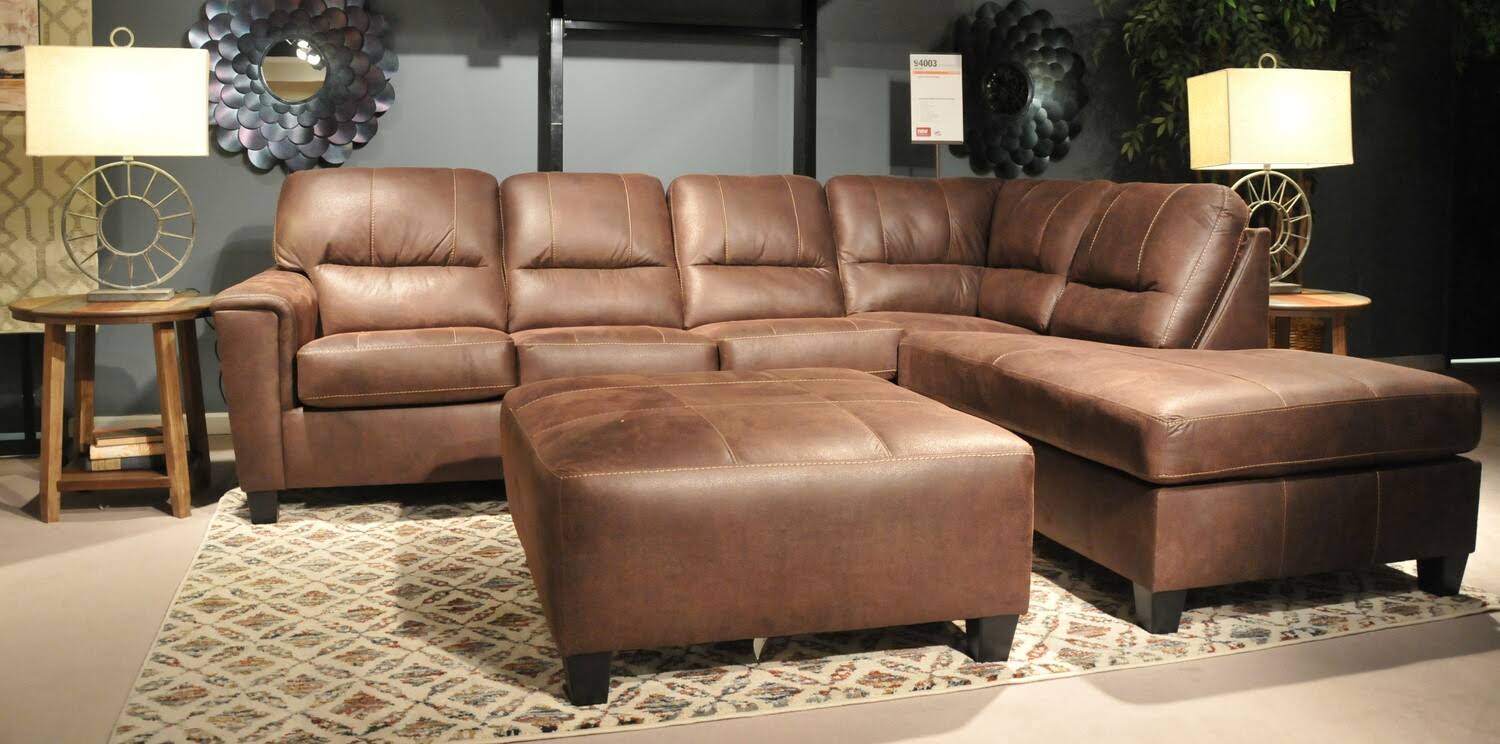 Ashley Navi Oversized Accent Ottoman