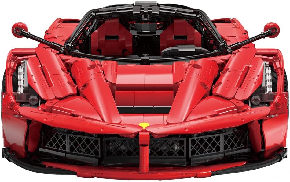 MISINI C61505W LaFer Supercar Building Set, 1:8 Scale Sports Car Building Blocks Kit for Adults, CADA Bricks Viva Hypercar, Collectible Motorsport MOC Car Toy Gift for Men Teens - 4739 Pcs
