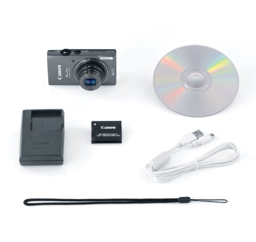 Canon PowerShot ELPH 130 IS 16.0 MP Digital Camera with 8x Optical Zoom 28mm Wide-Angle Lens and 720p HD Video Recording (Gray) (OLD MODEL)