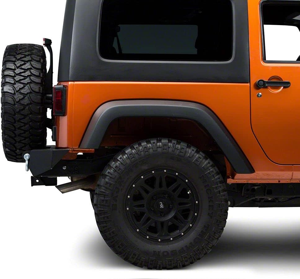 Barricade Trail Force HD Rear Bumper Compatible with 07-18 Jeep Wrangler JK