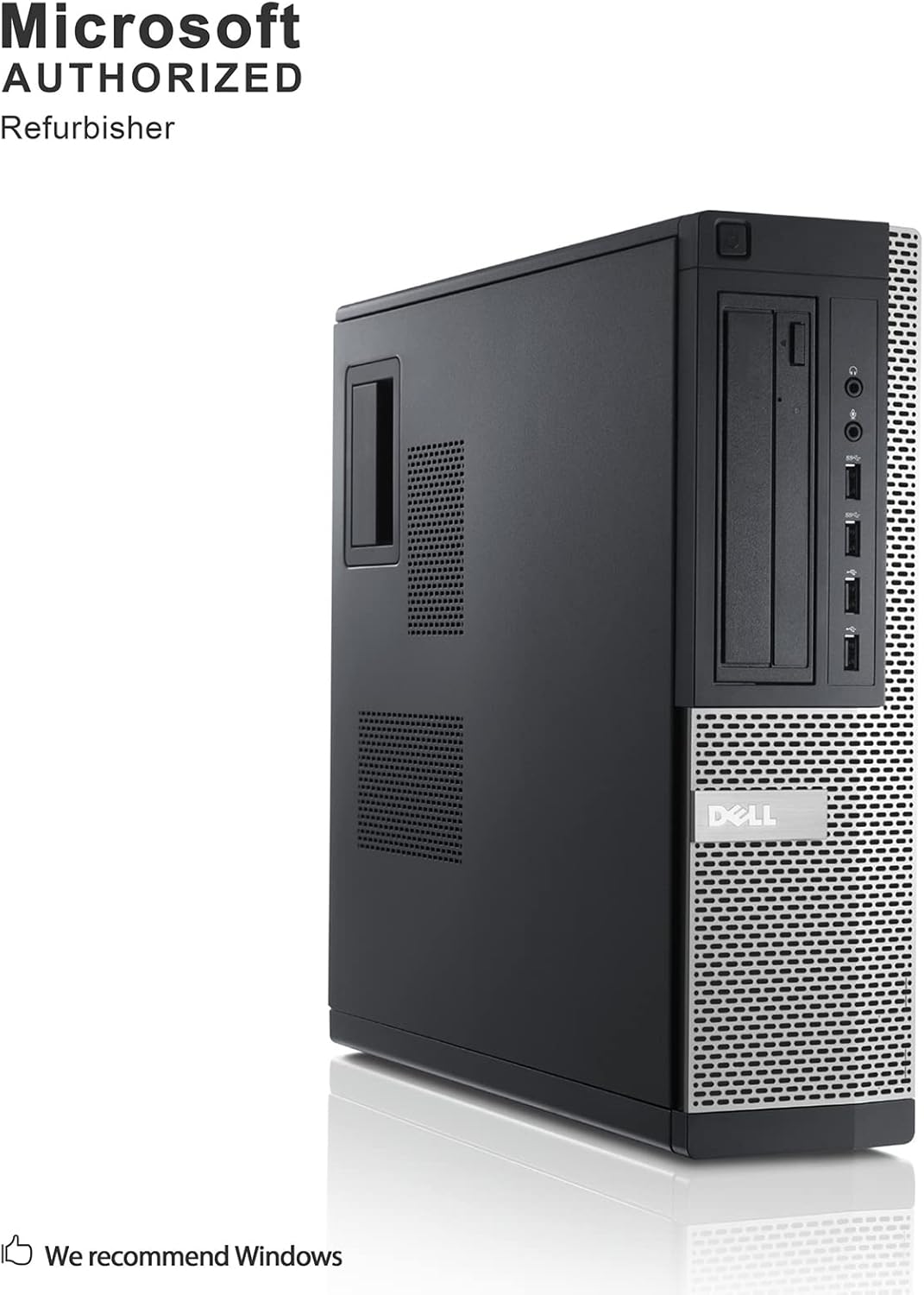 Premium Dell Optiplex 9010 Business Desktop Computer (Intel Quad-Core i7-3770 up to 3.9GHz, 16GB RAM, 1TB HDD, DVD, WIFI, VGA, DisplayPort, USB 3.0, Windows 10 Professional) (Renewed)