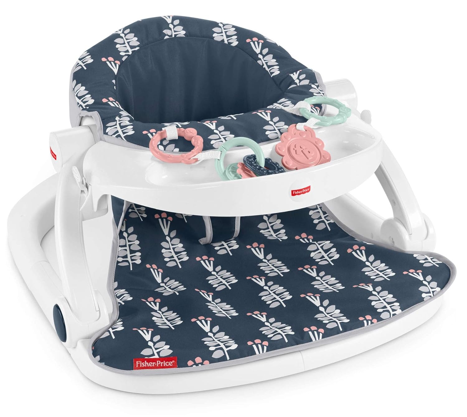 Fisher-Price Sit-Me-Up Floor Seat with Tray Pack of 2