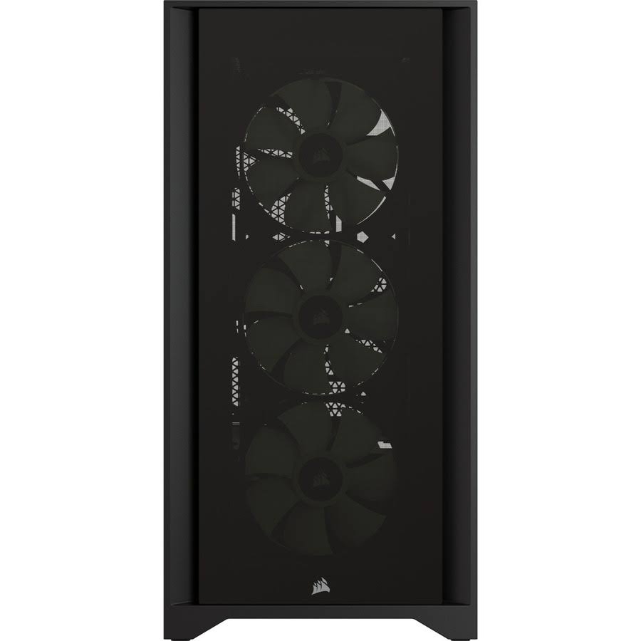 Corsair iCUE 4000X RGB Tempered Glass Mid-Tower ATX Case - Black
