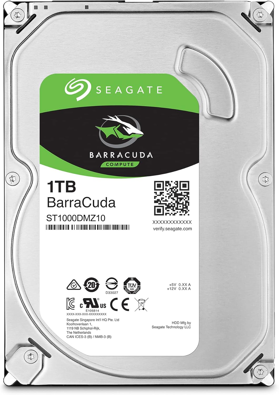 Seagate Barracuda Pro Performance Internal Hard Drive SATA HDD 1TB 7200RPM 6Gb/s 128MB Cache 2.5-Inch (ST1000LM049) Pack of 2