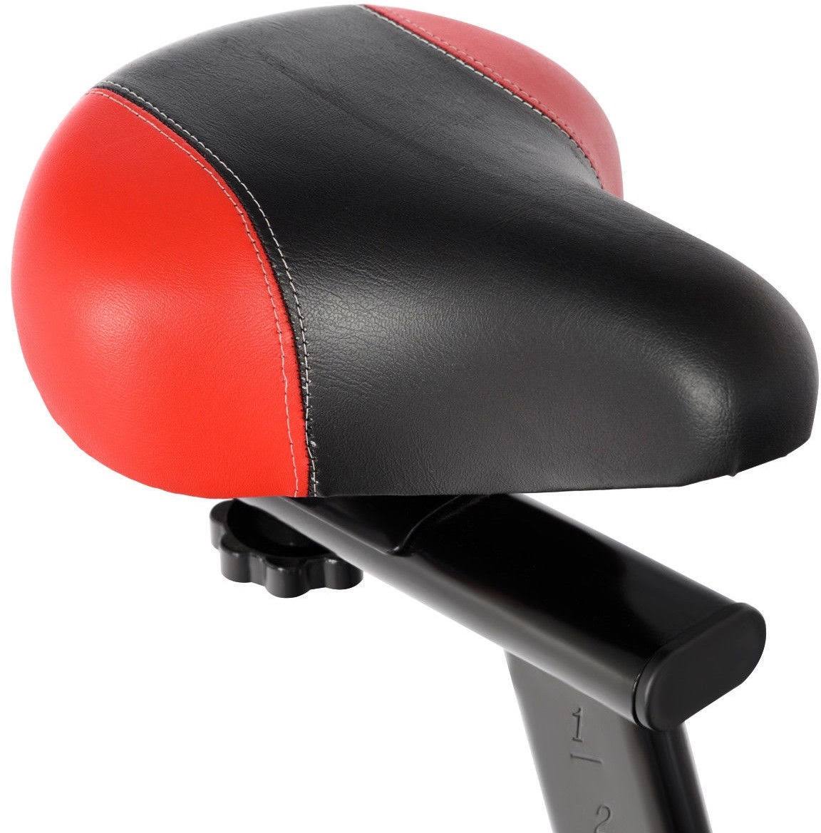 Gymax Indoor Cycling Bike Exercise Cycle Trainer Fitness Cardio Workout LCD Display, Black