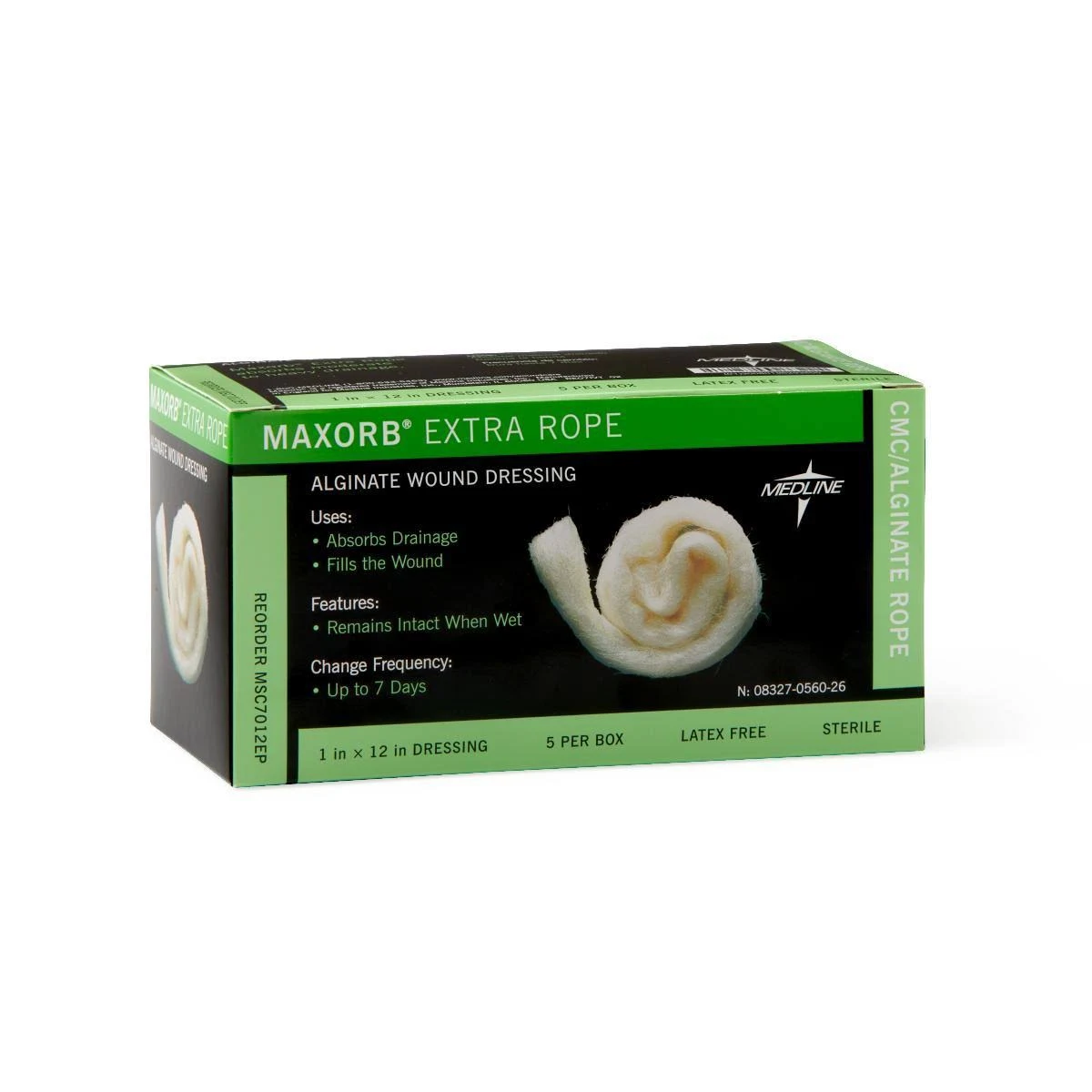 Maxorb Extra CMC / Alginate Dressings, 4x22 x 8x22 (Case of 50)