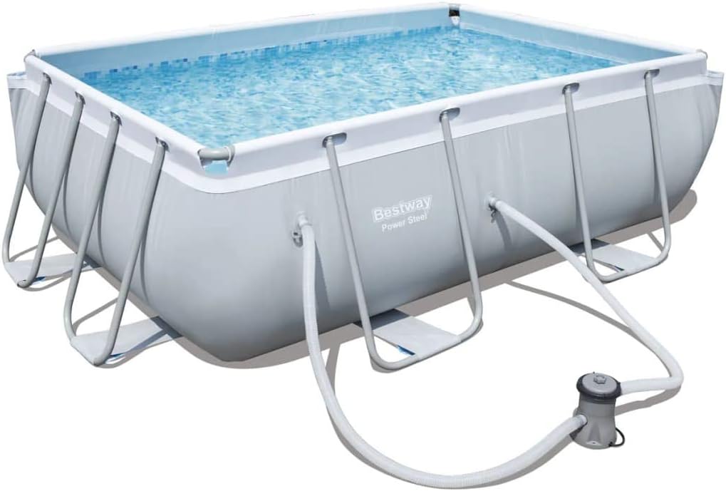 Bestway Power Steel Frame Square Pool Kit