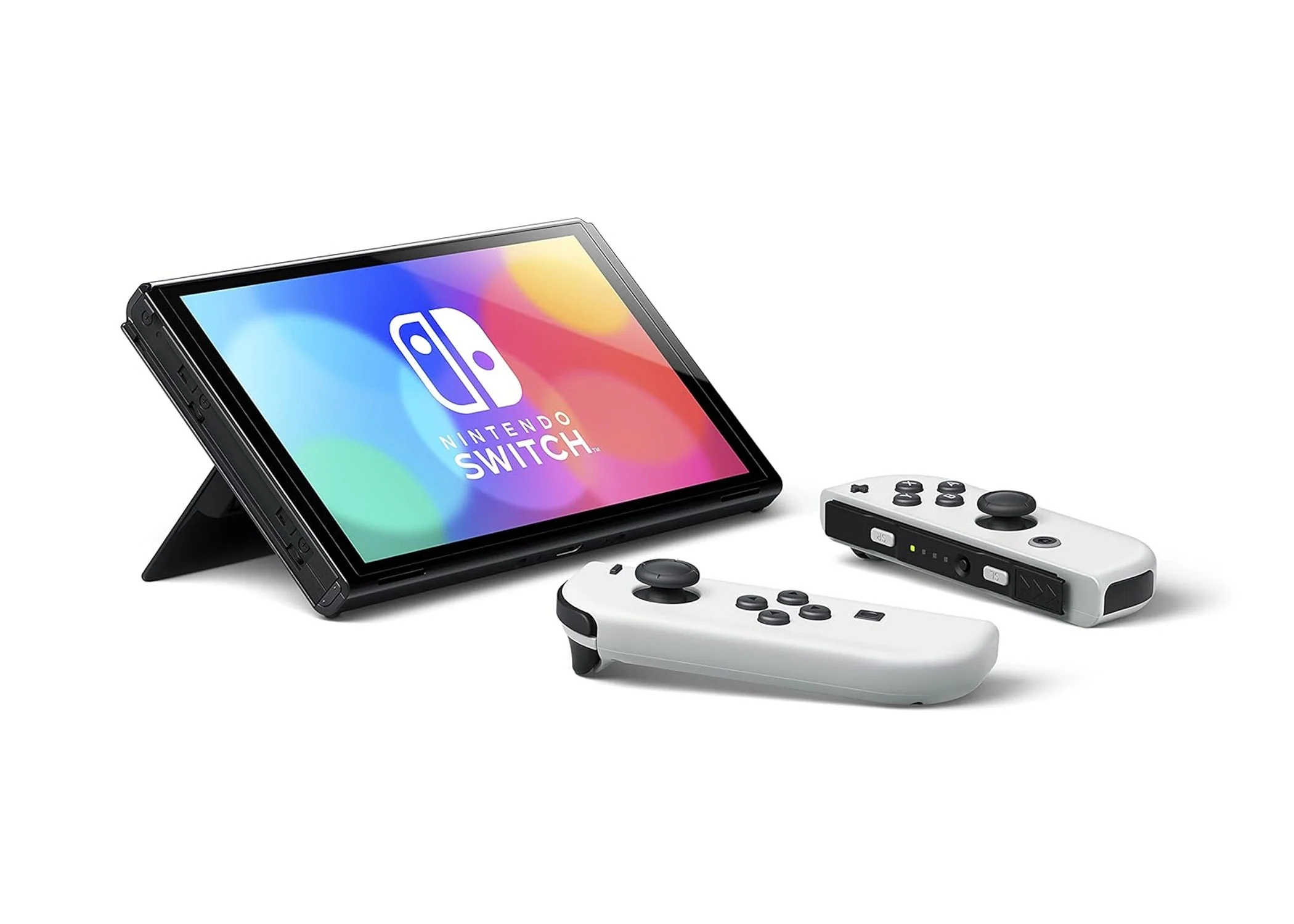 Nintendo Switch – OLED Model with White Joy-Cons and 128GB Micro SD-Card