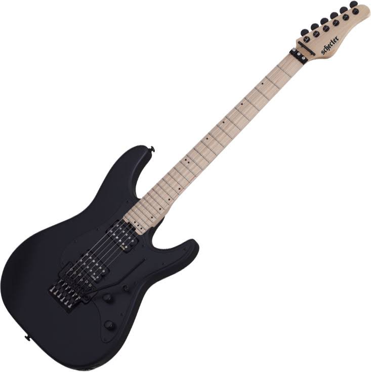 Schecter Sun Valley Super Shredder FR Electric Guitar (Satin Black)