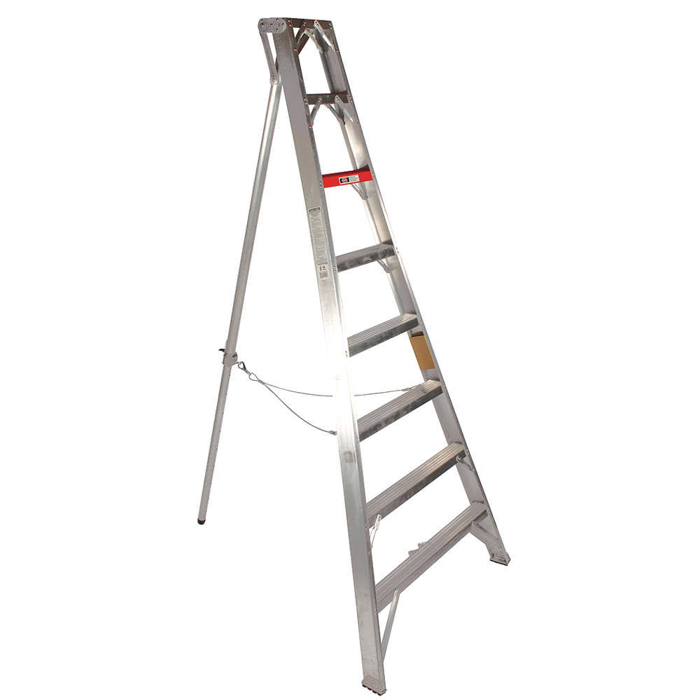 Stokes Ladders - 1113H - 13 ft Not Rated Load Capacity Aluminum Tripod Stepladder