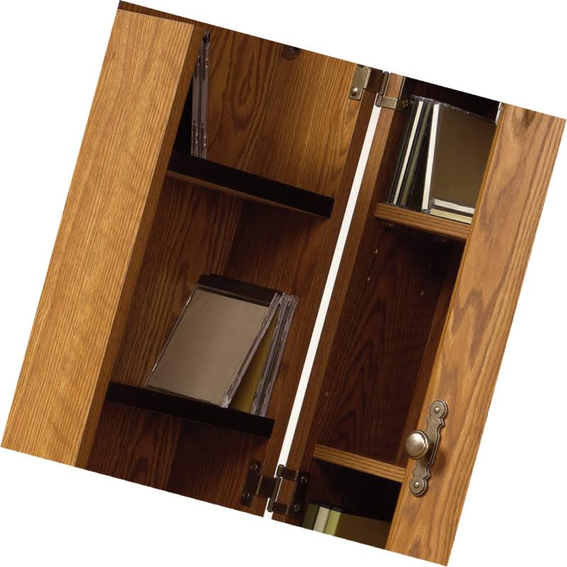 Sauder Carolina Oak Multimedia Storage Cabinet - Orchard Hills
