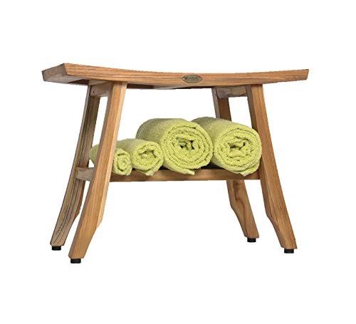 EcoDecors Satori Shower Bench Natural