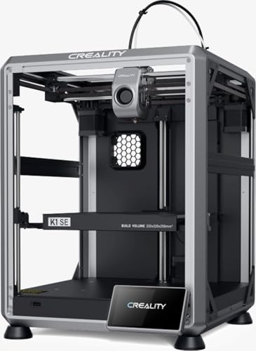 Creality K1 SE 3D Printer, 2024 New Version 600mm/s High-Speed Hands-Free Auto Leveling Flagship-Level Direct Extruder Quick-swap Tri-Metal Nozzle K1 Upgrade 3D Printer