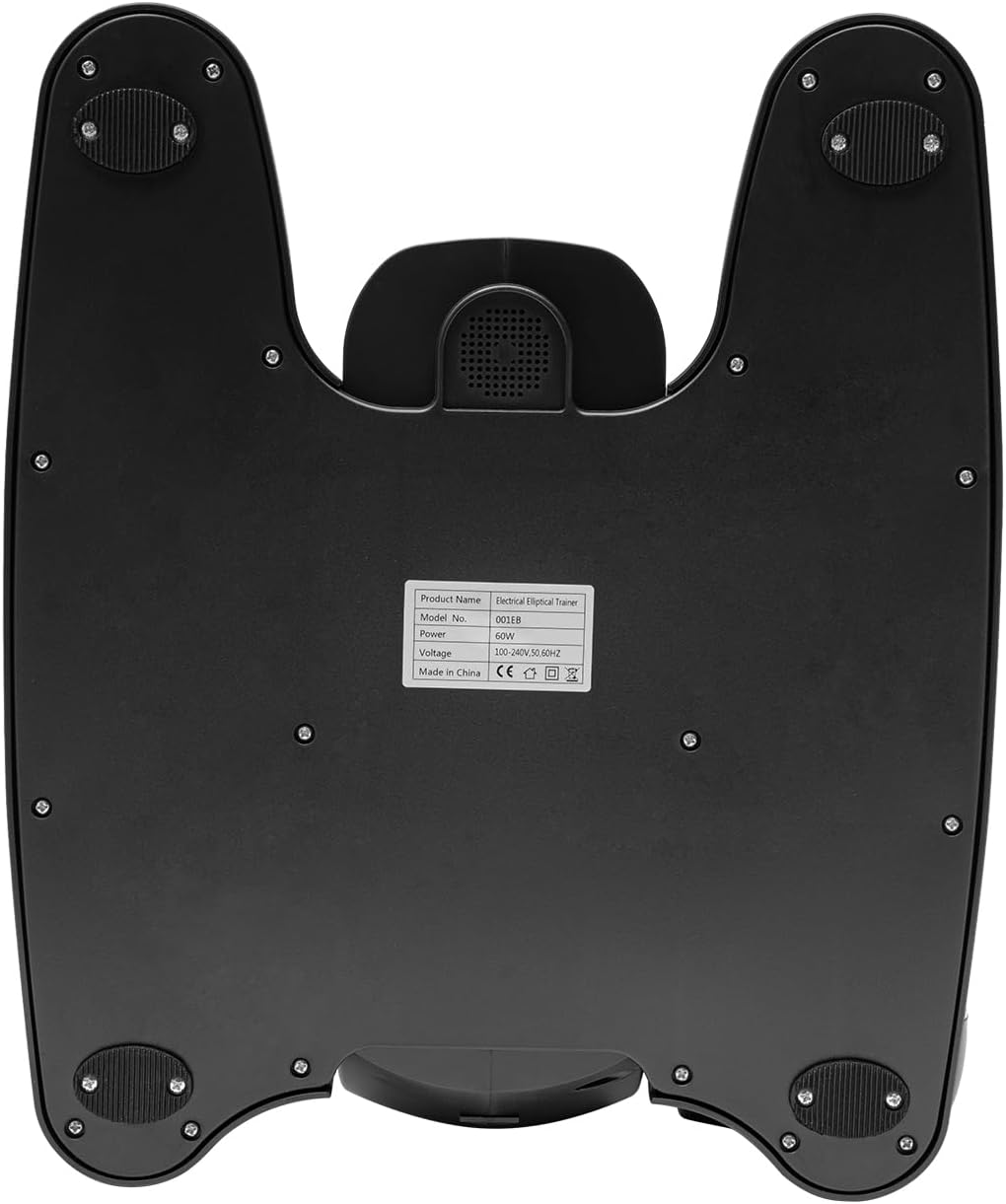 Under desk Elliptical Machine for Seniors Rehab Electric Seated Leg-foot Pedal Exerciser, for Home & Office with Remote and LCD Monitor