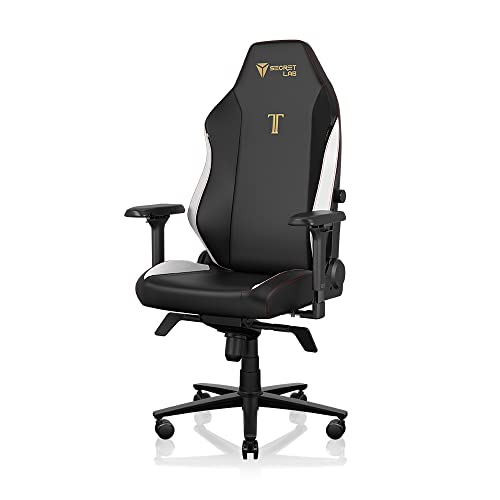 Secretlab Titan Evo Stealth Gaming Chair - Reclining, Ergonomic & Comfortable Computer Chair with 4D Armrests, Magnetic Head Pillow & 4-Way Lumbar Support - Black - Leatherette