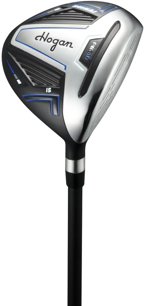 Hogan Golf FW-817 +1 Inch Men Right Graphite/Steel Golf Clubs Set, Regular Flex