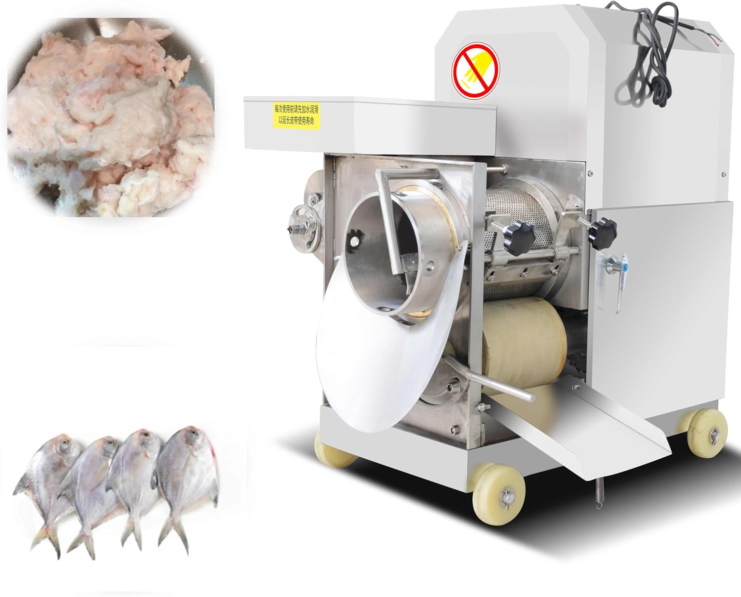Factory Direct Sales Fish Meat and Bone Separator Machine