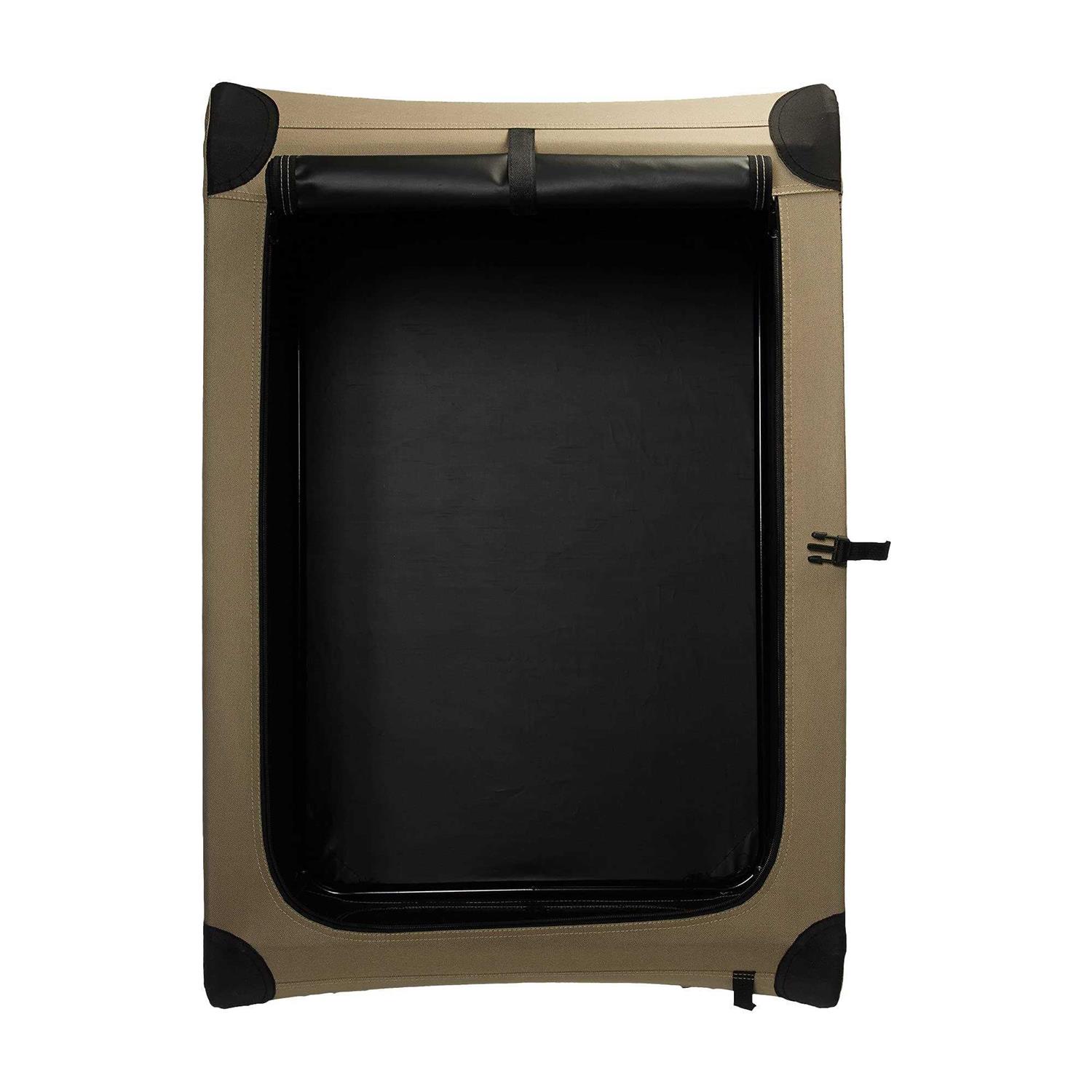 Amazon Basics 2-door Soft-sided Folding Travel Crate Dog Kennel - Pet Supplies online store